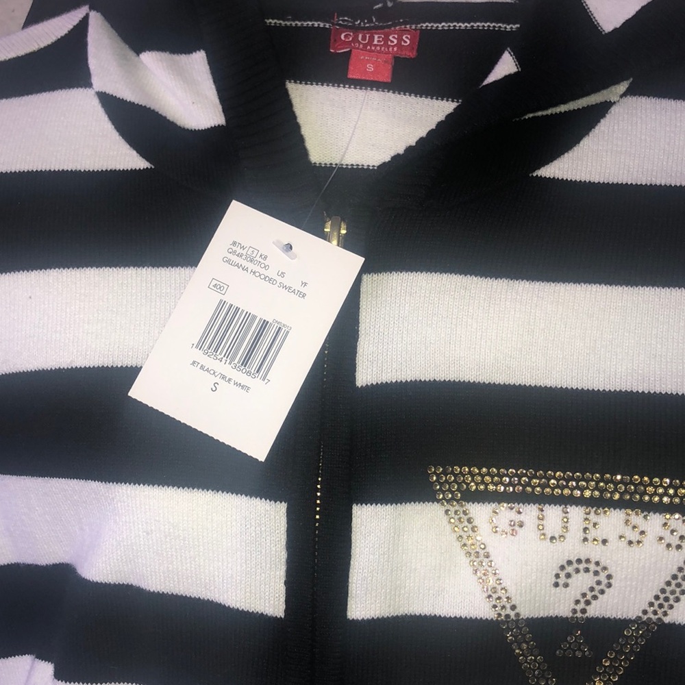Guess jacket black and white